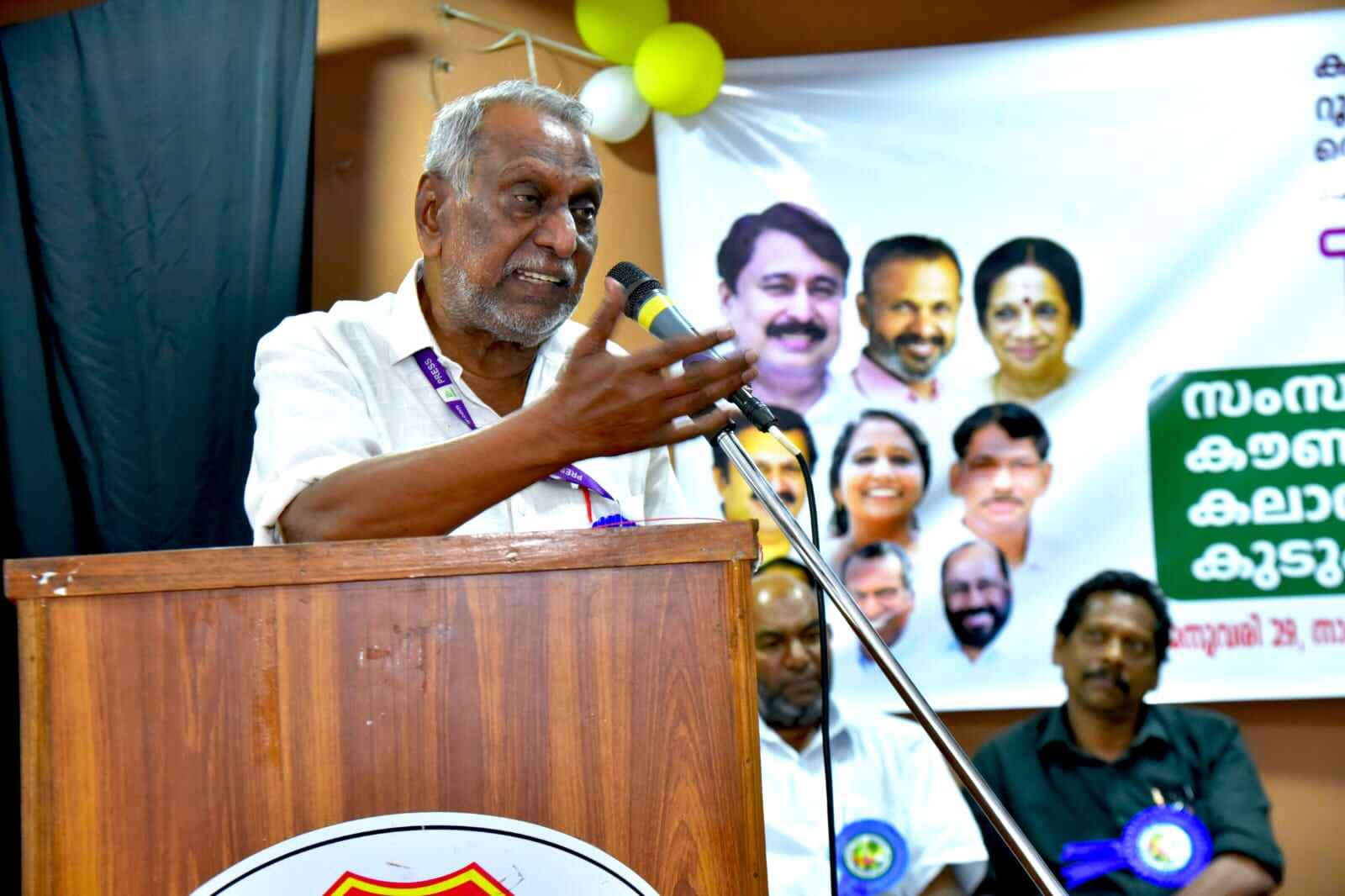 Distributing sarees and clothing to women at our Clothing Distribution Event, 2024