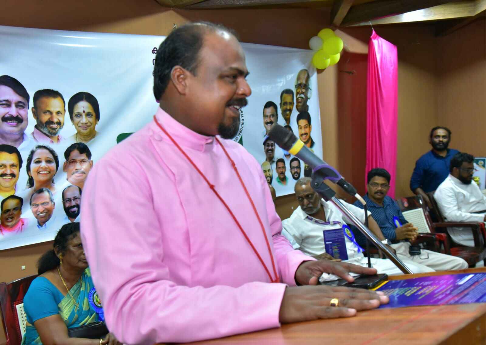 Distributing sarees and clothing to women at our Clothing Distribution Event, 2024