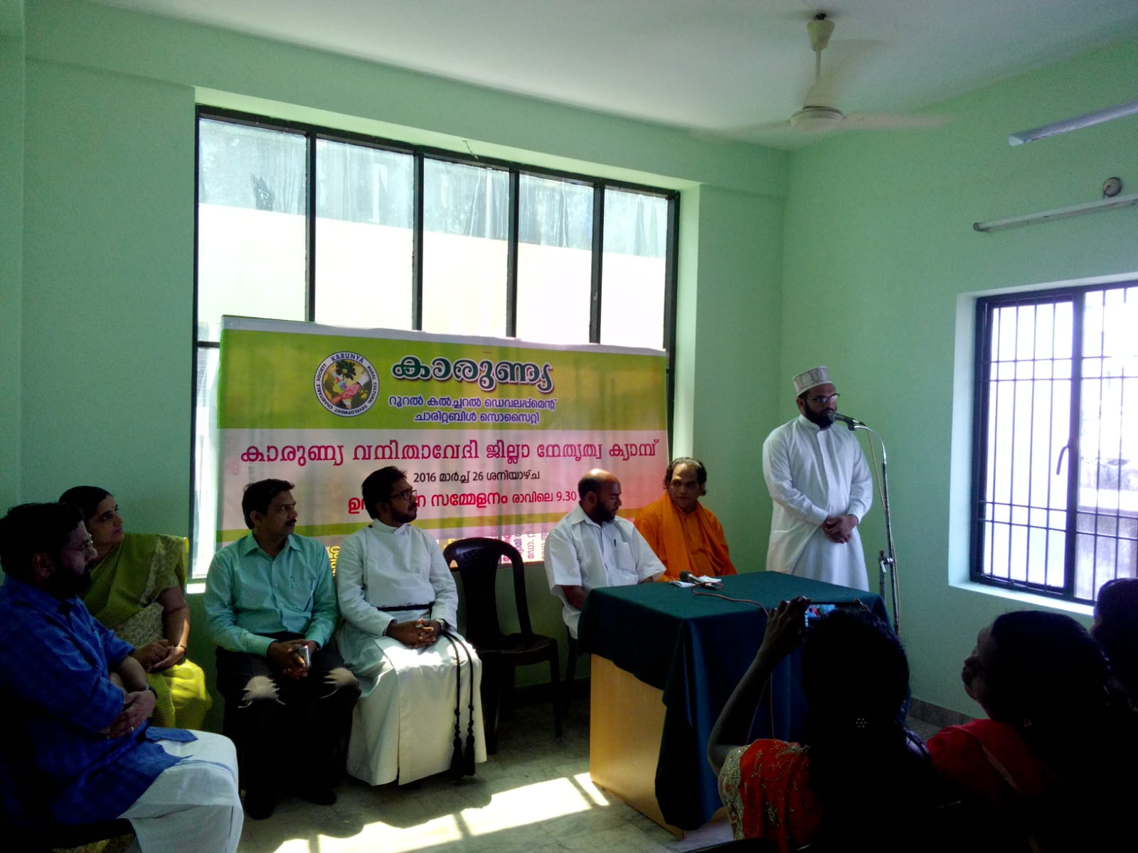 Distributing sarees and clothing to women at our Clothing Distribution Event, 2024